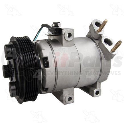 98673 by FOUR SEASONS - New York-Diesel Kiki-Zexel-Seltec DKS17DS Compressor w/ Clutch