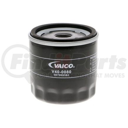 Vaico V400080 Engine Oil Filter Filter, operating hydraulics