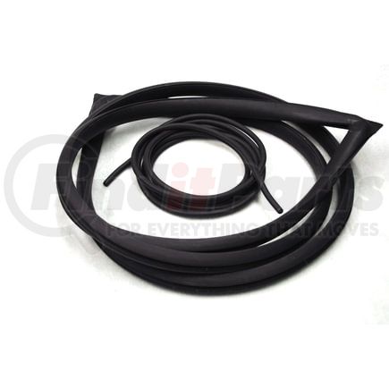 D4037 by FAIRCHILD - Back Glass Window Seal for 1961-1977 Dodge Full Size Pickup, with Locking Strip
