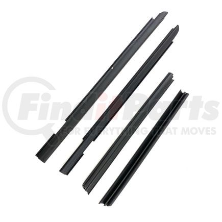 KD2072 by FAIRCHILD - Rear Inner & Outer Belt Weatherstrip 4 pc Kit