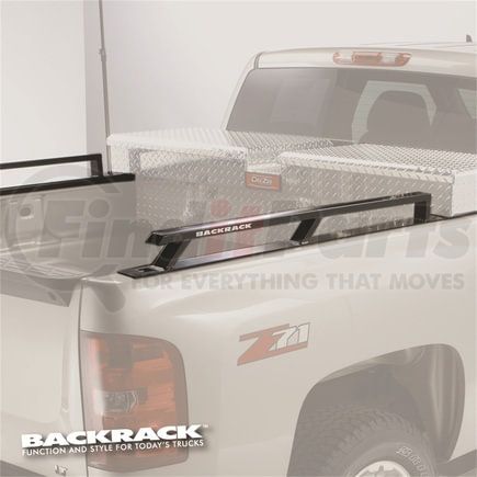 65522TB by BACKRACK - Side Rails; w/Tool Box 21 in.; 6.7 Ft. Bed; 19-25 Slv/Sra 1500/19 Slv LD/Sra Ltd