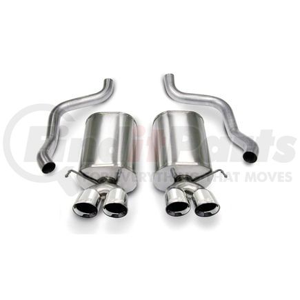 Corsa 14169 Exhaust System Kit 2.5in. Axle-Back Dual Rear Exit with Twin 3.5in. Polished Pro-Series Tips