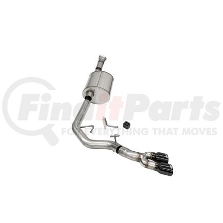 21165BLK by CORSA - 3.0in. Front of Tire Exit Catback Exhaust System with Twin 3.5in. Pro Series® Tips