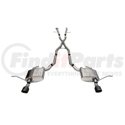 21187BLK by CORSA - 2.5IN CAT-BACK SINGLE 4.5 IN TIPS