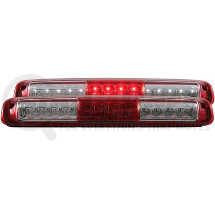 531029 by ANZO - Third Brake Light Assembly; LED; Red/Clear Lens;