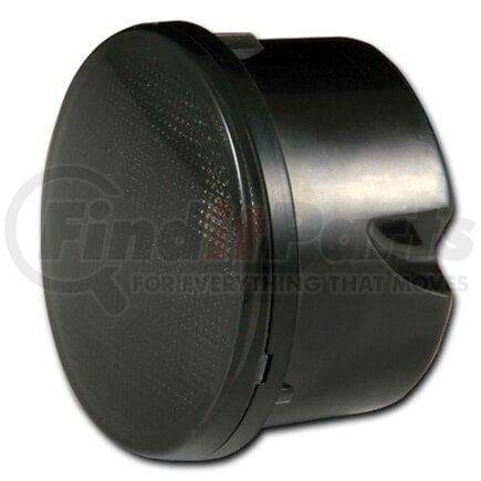 861119 by ANZO - Turn Signal Light; Fits In Front Bumper; LED; Smoke Lens; Amber; Pair;