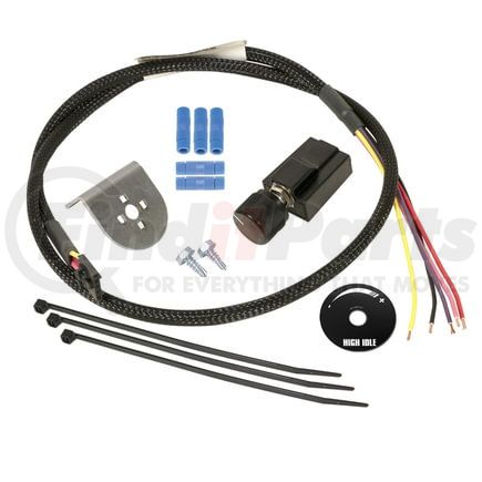 1036610 by BD DIESEL - High Idle Control Kit; Incl. Wiring Harness/Tie Wrap/Hardware; 900-3000 RPM;