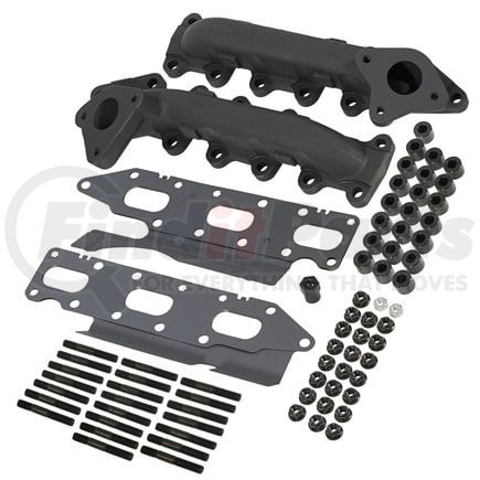 1043001 by BD DIESEL - Exhaust Manifold; Incl. New Studs/Spacers/Nuts;