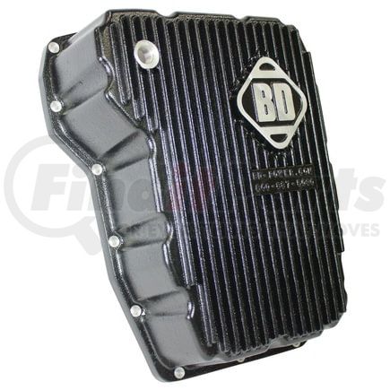 1061525 by BD DIESEL - Deep Sump Transmission Pan; Holds 4.5 Quarts; Incl. Oil w/Temp. Sending Unit Port/Pan Gasket/Magnetic Drain Plug/Hardware;