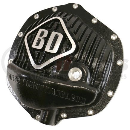 1061825 by BD DIESEL - Differential Cover; Rear; w/AA 14 Bolt-11.5 in. Differential; Incl. Differential Cover/O-Ring Gasket/Bolt/Washer/Drain Plug/Plug -10 ORB;