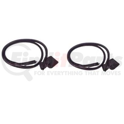 KF3071 by FAIRCHILD - Door Seal Kit - Rear, Driver and Passenger Side, for 1971-1973 Ford Mustang