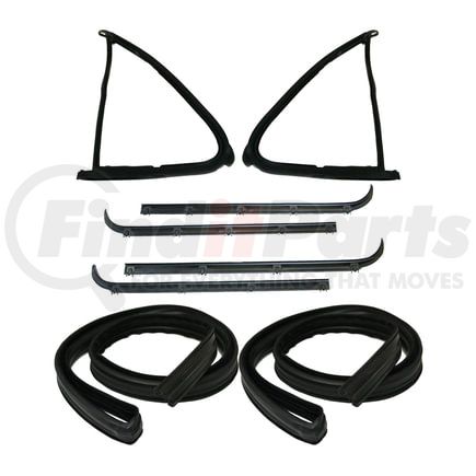 KF4924 by FAIRCHILD - 8 pc Belt Weatherstrip, Vent Window Seal,Window Channel Kit
