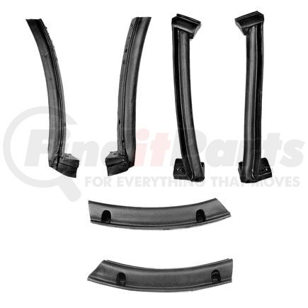 KG4194 by FAIRCHILD - Convertible Top Seal Kit - Front, Rear, Upper, RH and LH, for 1986-1996 Chevrolet Corvette