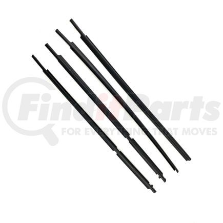 KT2011 by FAIRCHILD - Front & Rear Outer Belt Weatherstrip 4 PC Kit