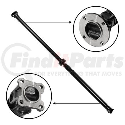 ZDS150346 by USA STANDARD GEAR - NEW USA standard Rear Driveshaft for Nissan Rogue, 81" Flange to Flange