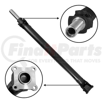 ZDS158911 by USA STANDARD GEAR - NEW USA standard Rear Driveshaft for Mazda Miata MX5, 39.5" Overall Length
