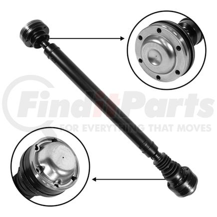 ZDS9796 by USA STANDARD GEAR - USA STD Front Driveshaft Grand Cherokee & Comm&er, 30.12" FTF Compressed