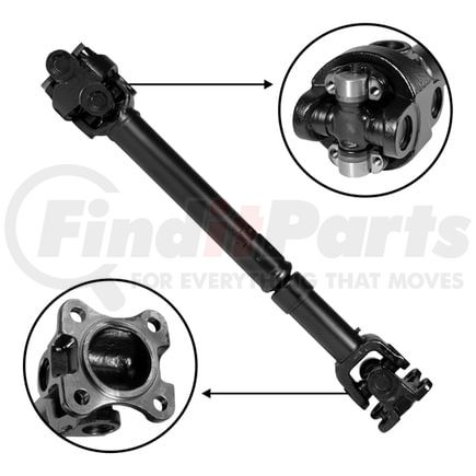ZDS9150 by USA STANDARD GEAR - NEW USA standard Front Driveshaft for Dakota & Durango, 24-1/4" Center to Center