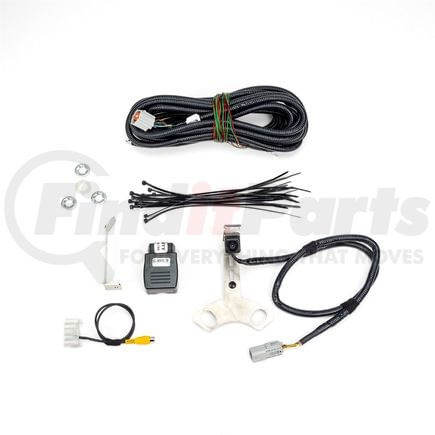 SUTV8837 by BRANDMOTION - SummitView™ For Jeep® Rear Vision Camera w/OEM Grade Camera; Includes Flash Module For 6.1 in. Factory Display; Exclusive Stainless Steel Rear Tire Mount; No Parking Gridlines;