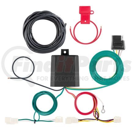 56544 by CURT MANUFACTURING - Custom Wiring Harness, 4-Way Flat Output, Select Toyota Camry