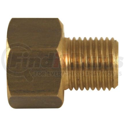 BLF-17B by AGS COMPANY - Brass Adapter, Female(1/2-20 Inverted), Male(7/16-24 Inverted), 1/bag