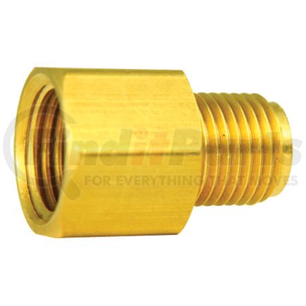 BLF-26B by AGS COMPANY - Brass Adapter, Female(9/16-18 Inverted), Male(1/2-20 Inverted), 1/bag