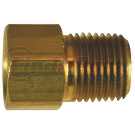 BLF-57B by AGS COMPANY - Brass Connector, Female(3/8-24 Inverted), Male(1/8-27 NPTF), 1/bag