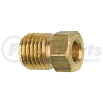 BLF-64B by AGS COMPANY - Brass Tube Nut, 3/16 Tube (3/8-24 Inverted), 1/bag