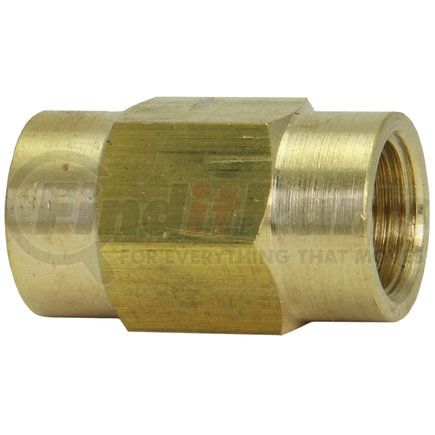 BLU-10B by AGS COMPANY - Brass Brake Line Union, 6mm (M12x1.0 Bubble), 1/bag