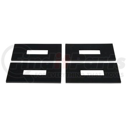 16900 by CURT MANUFACTURING - 5th Wheel Rail Sound Dampening Pads