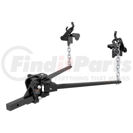CURT Manufacturing 17332 Trailer Hitch Short Trunnion Bar Weight Distribution Hitch (8K-10K lbs.; 28-3/8in. Bars)