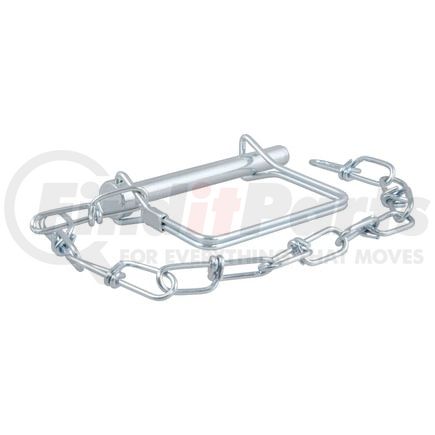25034 by CURT MANUFACTURING - 5/16in. Safety Pin with 12in. Chain (3in. Pin Length)