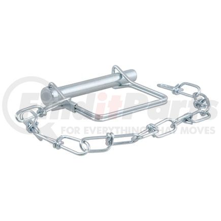 28001 by CURT MANUFACTURING - 3/8in. Safety Pin with 12in. Chain (2-3/4in. Pin Length; Packaged)