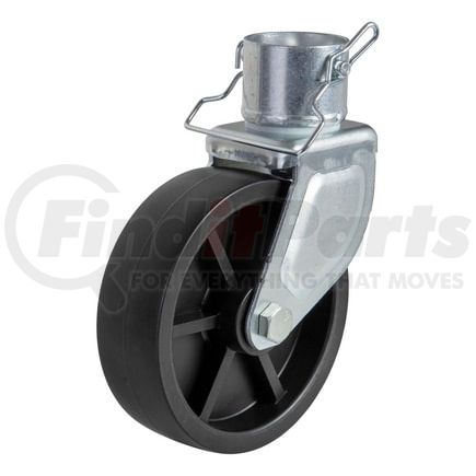 28277 by CURT MANUFACTURING - 6in. Jack Caster (Fits 2in. Tube; 2;000 lbs; Packaged)
