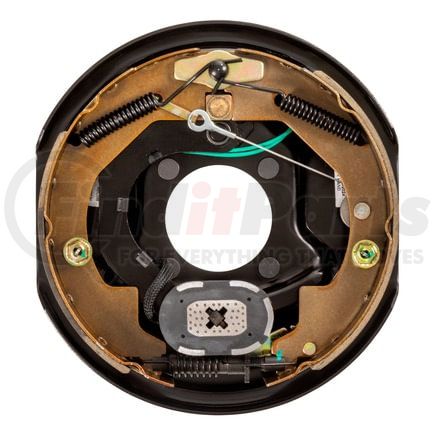 296649 by CURT MANUFACTURING - Forward Self-Adjusting RV Brake Assembly-10in. x 2.25in.; 3;500 lbs. (Left Side)