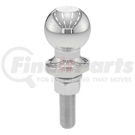 40019 by CURT MANUFACTURING - 2in. Trailer Ball (3/4in. x 3in. Shank; 3;500 lbs.; Chrome)