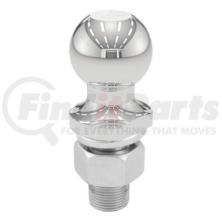 40062 by CURT MANUFACTURING - 1-7/8in. Trailer Ball (1in. x 2-1/8in. Shank; 3;500 lbs.; Chrome; Packaged)