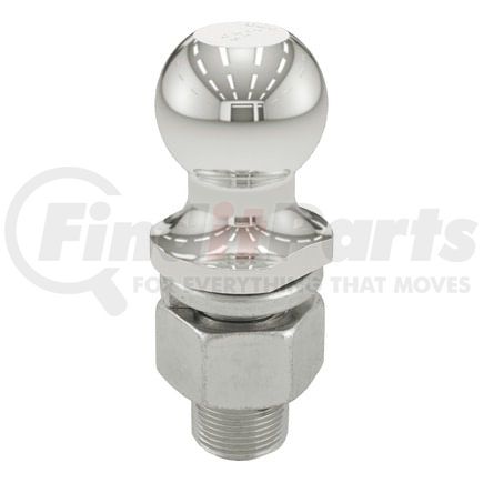 40056 by CURT MANUFACTURING - 2in. Trailer Ball (1-1/4in. x 2-5/8in. Shank; 10;000 lbs.; Stainless)