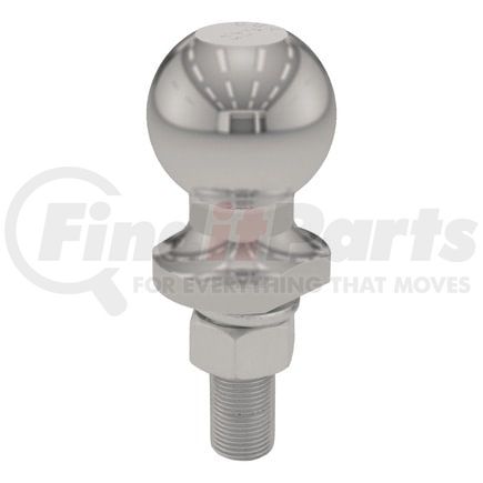 40082 by CURT MANUFACTURING - 2in. Trailer Ball (3/4in. x 2-1/8in. Shank; 3;500 lbs.; Stainless; Packaged)