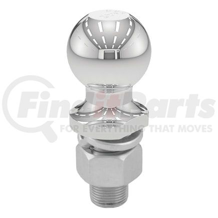 40170 by CURT MANUFACTURING - 2in. Trailer Ball (1in. x 2-1/8in. Shank; 7;500 lbs.; Chrome; Packaged)