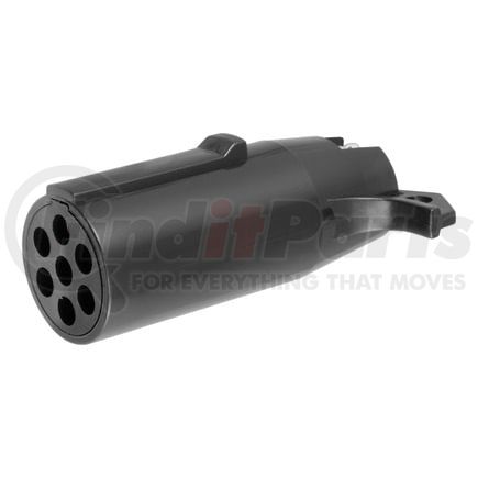 57041 by CURT MANUFACTURING - Electrical Adapter (7-Way Round Vehicle to 4-Way Flat Trailer; Packaged)