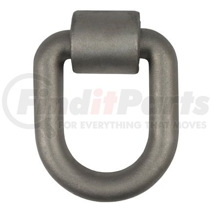 83780 by CURT MANUFACTURING - 3in.x 4in. Weld-On Tie-Down D-Ring (15;587 lbs; Raw Steel)