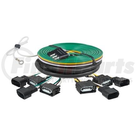 52106 by CURT MANUFACTURING - Custom Towed-Vehicle RV Wiring Harness; Select Ford F-250; F-350