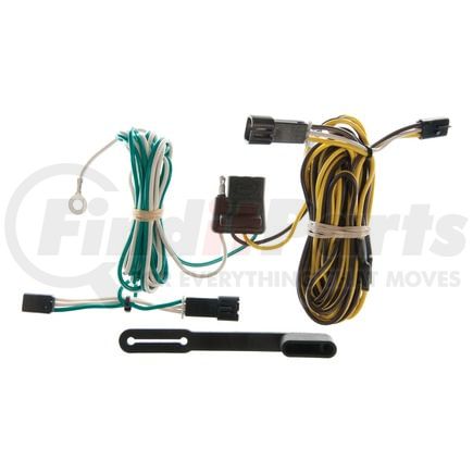 55338 by CURT MANUFACTURING - Custom Wiring; 4-Way Flat; Select Chevy G10; G20; G30; GMC G1500; G2500; G3500