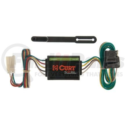 55339 by CURT MANUFACTURING - Custom 4-Flat; Select Isuzu Trooper; Acura SLX; OEM Tow Package Required