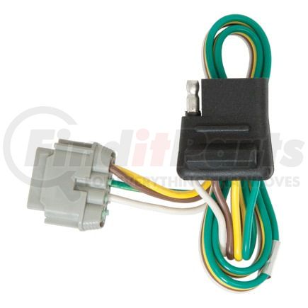 56141 by CURT MANUFACTURING - Custom 4-Flat; Select Nissan Pathfinder; OEM Tow Package Required