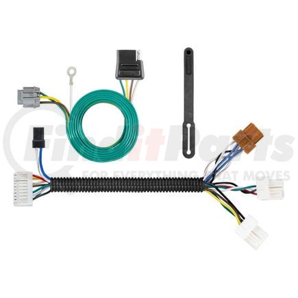 56281 by CURT MANUFACTURING - Custom 4-Flat; Select Pathfinder; JX35; QX60; OEM Tow Package Required