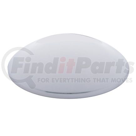 10207 by UNITED PACIFIC - Trailer Axle Hub Cap - 9.25" Chrome Trailer Hub Cap