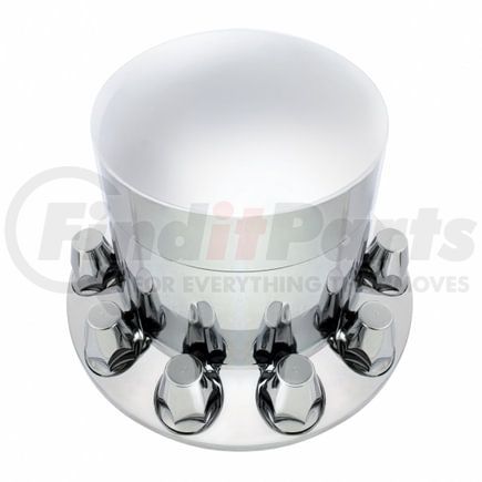 10239 by UNITED PACIFIC - Axle Cover Set - 33mm Thread-On, Extra Tall, Rear