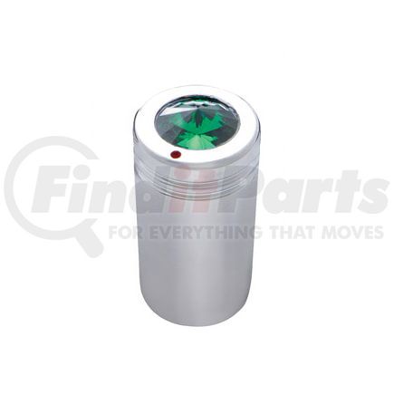 21774 by UNITED PACIFIC - Radio Knob - C.B. Knob, with Green Diamond